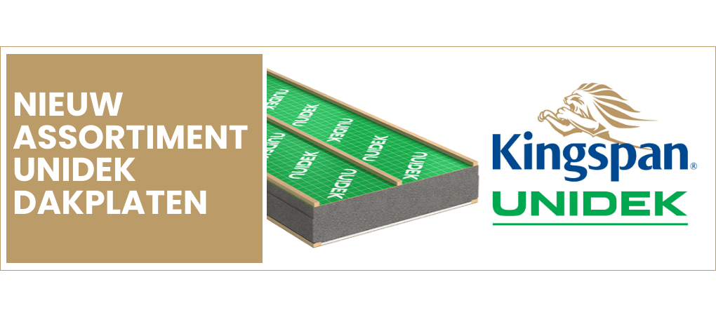 Verandering aanbod Kingspan Unidek dakelementen